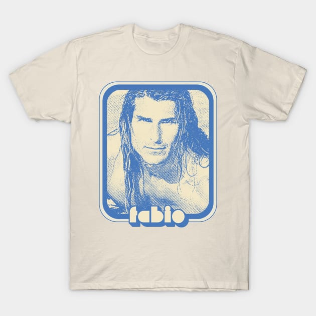 Fabio // Retro 90s Aesthetic Fan Design T-Shirt by DankFutura